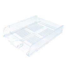 Vaschetta portacorrispondenza TR25310 - 26 x 34 x 6 cm - cristallo - Arda Vaschetta portacorrispondenza TR25310 - 26 x 34 x 6 cm - cristallo - Arda