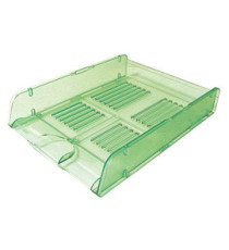 Vaschetta portacorrispondenza TR25310 - 26 x 34 x 6 cm - verde trasparente - Arda Vaschetta portacorrispondenza TR25310 - 26 x 34 x 6 cm - verde trasparente - Arda