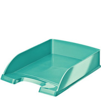 Vaschetta portacorrispondenza WOW - 25,5 x 35,7 x 7 cm - acqua marina - Leitz