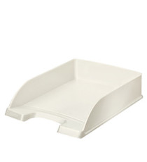 Vaschetta portacorrispondenza WOW - 25,5 x 35,7 x 7 cm - bianco metallizzato - Leitz Vaschetta portacorrispondenza WOW - 25,5 x 35,7 x 7 cm - bianco metallizzato - Leitz