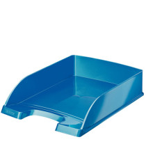 Vaschetta portacorrispondenza WOW - 25,5 x 35,7 x 7 cm - blu metallizzato - Leitz