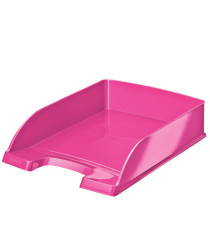 Vaschetta portacorrispondenza WOW - 25,5 x 35,7 x 7 cm - fucsia metallizzato - Leitz