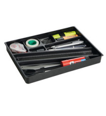 Vaschetta portaoggetti Idealbox per cassetti - 24x34x3,6 cm - nero - Durable