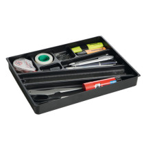 Vaschetta portaoggetti Idealbox per cassetti - 24x34x3,6 cm - nero - Durable