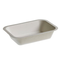 Vaschette Chips Take Away Bio - 17 x 12 x 4 cm - Leone - conf. 50 pezzi