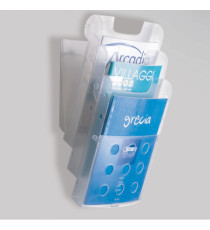 Vaschette portariviste da parete - Tecnostyl - set 3 tasche A4 Vaschette portariviste da parete - Tecnostyl - set 3 tasche A4