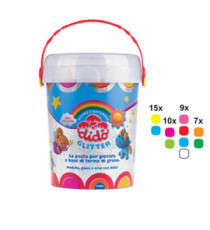 Vaso 100 salsicciotti - glitter - 50gr - DiDò Vaso 100 salsicciotti - glitter - 50gr - DiDò