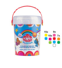 Vaso 100 salsicciotti - glitter - 50gr - DiDò Vaso 100 salsicciotti - glitter - 50gr - DiDò