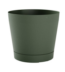 Vaso Orione - 6,3 L - diametro 24 cm - verde foresta - TeraPlast Vaso Orione - 6,3 L - diametro 24 cm - verde foresta - TeraPlast