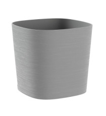 Vaso quadrato Capri - 26 L - grigio nebbia - TeraPlast Vaso quadrato Capri - 26 L - grigio nebbia - TeraPlast