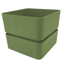 Vaso Veleta - 0,75 L - verde oliva - TeraPlast