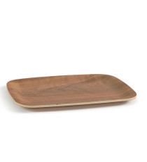 Vassoio antiscivolo - in legno frassino - 28 x 20 cm - Perfetto