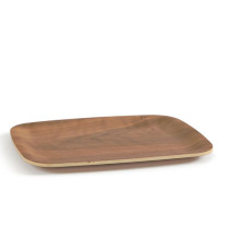 Vassoio antiscivolo - in legno frassino - 28 x 20 cm - Perfetto