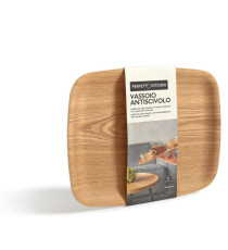 Vassoio antiscivolo - in legno frassino - 36 x 28 cm - Perfetto