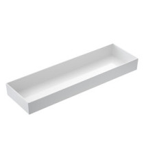 Vassoio Venezia - 53 x 16,2 x 6 cm - melamina - bianco - Leone Vassoio Venezia - 53 x 16,2 x 6 cm - melamina - bianco - Leone