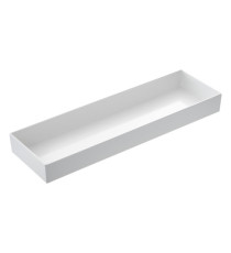 Vassoio Venezia - 53 x 16,2 x 6 cm - melamina - bianco - Leone