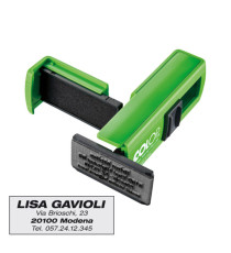 Timbro Pocket Stamp Plus 20 - 14x38 mm - 4 righe - autoinchiostrante - Colop
