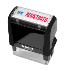 Timbro Printy 4912 Office Eco - autoinchiostrante - REGISTRATO - 47 x 18 mm - nero - Trodat Timbro Printy 4912 Office Eco - autoinchiostrante - REGISTRATO - 47 x 18 mm - nero - Trodat
