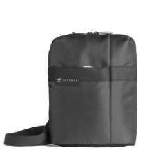 Tracolla City Bag Job - 21 x 28 x 6 cm - tessuto tecnico - antracite - In Tempo