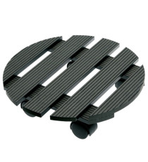 Trolley portavaso in WPC idrorepellente - Ø 30 cm - Verdemax