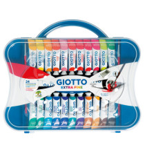 Tubi tempere - 12 ml - colori assortiti - Giotto - conf. 24 pezzi