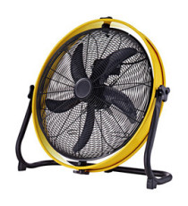 Ventilatore da terra YellowCircle60 - diametro 60 cm - metallo - giallo/nero - CFG Ventilatore da terra YellowCircle60 - diametro 60 cm - metallo - giallo/nero - CFG