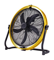 Ventilatore da terra YellowCircle60 - diametro 60 cm - metallo - giallo/nero - CFG Ventilatore da terra YellowCircle60 - diametro 60 cm - metallo - giallo/nero - CFG