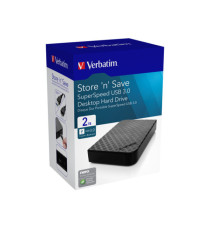 Verbatim - HDD esterno 3.5 USB 3.0 - 47683 - 2TB Verbatim - HDD esterno 3.5 USB 3.0 - 47683 - 2TB