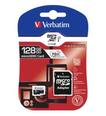 Verbatim - Micro SDHC Classe 10 fino a 45mb/sec - 44085 - 128GB Verbatim - Micro SDHC Classe 10 fino a 45mb/sec - 44085 - 128GB
