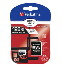 Verbatim - Micro SDHC Classe 10 fino a 45mb/sec - 44085 - 128GB Verbatim - Micro SDHC Classe 10 fino a 45mb/sec - 44085 - 128GB