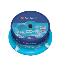 Verbatim - Scatola 25 CD-R DataLife Plus - 1x-52x - serigrafato - 43352 - 700MB