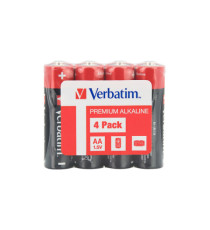 Pila stilo AA - 1,5V - alcaline - 49501 - Verbatim  - conf 4 pezzi