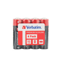 Pila stilo AA - 1,5V - alcaline - 49501 - Verbatim  - conf 4 pezzi