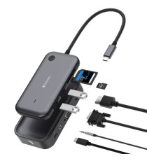 Verbatim - Share My Screen 1080p USB-C Wireless Display Adapter con Hub WDA-01 - 32146 Verbatim - Share My Screen 1080p USB-C Wireless Display Adapter con Hub WDA-01 - 32146