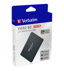 Verbatim - SSD Interno Vi550 SATA III 2.5'' SSD - 49351 - 256GB Verbatim - SSD Interno Vi550 SATA III 2.5'' SSD - 49351 - 256GB