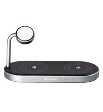 Verbatim - Supporto di ricarica wireless - 3-in-1 - WCS-03 Verbatim - Supporto di ricarica wireless - 3-in-1 - WCS-03