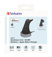 Verbatim - Supporto di ricarica wireless 2-in-1 Verbatim - Supporto di ricarica wireless 2-in-1