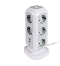 Verbatim - torre di alimentazione - multi-spina EUPT-01 con 2 x USB-C / 2 x USB-A Verbatim - torre di alimentazione - multi-spina EUPT-01 con 2 x USB-C / 2 x USB-A