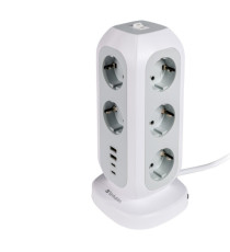 Verbatim - torre di alimentazione - multi-spina EUPT-01 con 2 x USB-C / 2 x USB-A Verbatim - torre di alimentazione - multi-spina EUPT-01 con 2 x USB-C / 2 x USB-A