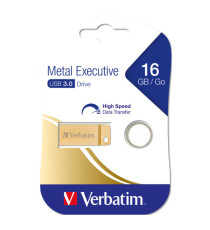 Verbatim - Usb 3.0 Metal Executive Drive - Oro - 99104 - 16GB Verbatim - Usb 3.0 Metal Executive Drive - Oro - 99104 - 16GB