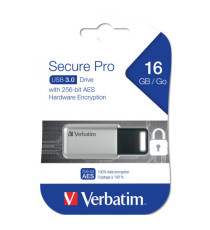 Verbatim - Usb secure data pro drive - per PC & Mac - 98664 - 16GB Verbatim - Usb secure data pro drive - per PC & Mac - 98664 - 16GB