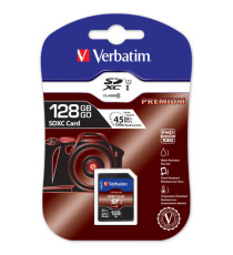 Vertbatim - Scheda SDHC Premium SDXC Class 10/UHS-1 - 44025 - 128GB Vertbatim - Scheda SDHC Premium SDXC Class 10/UHS-1 - 44025 - 128GB