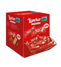 Wafer Minis Napolitaner - confezione monoporzione da 3,2gr - Loacker - dispenser self service da 204 pezzi Wafer Minis Napolitaner - confezione monoporzione da 3,2gr - Loacker - dispenser self service da 204 pezzi