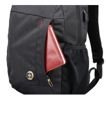 Zaino per pc Arbon - notebook 15,6 - grigio scuro - SWISS Digital DESIGN