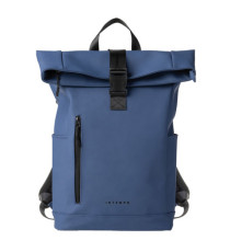 Zaino Roll-top Drop - 30 x 42 x 14 cm - gomma - blu - In Tempo Zaino Roll-top Drop - 30 x 42 x 14 cm - gomma - blu - In Tempo