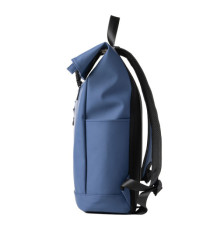 Zaino Roll-top Drop - 30 x 42 x 14 cm - gomma - blu - In Tempo Zaino Roll-top Drop - 30 x 42 x 14 cm - gomma - blu - In Tempo