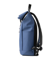 Zaino Roll-top Drop - 30 x 42 x 14 cm - gomma - blu - In Tempo Zaino Roll-top Drop - 30 x 42 x 14 cm - gomma - blu - In Tempo