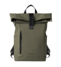 Zaino Roll-top Drop - 30 x 42 x 14 cm - gomma - verde - In Tempo Zaino Roll-top Drop - 30 x 42 x 14 cm - gomma - verde - In Tempo