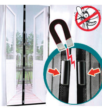 Zanzariera a calamita - 230 x 120 cm - bianco - Garden Friend