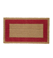 Zerbino Cocco - 45 x 80 cm - fondo in vinile - rosso - Velcoc